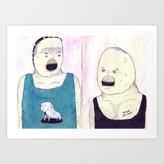 MY DOG MORRISSEY Art Print