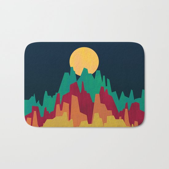 Rocky Landscape Bath Mat