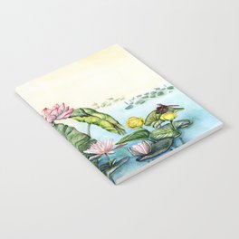 Japanese Water Lilies and Lotus Flowers Notebook