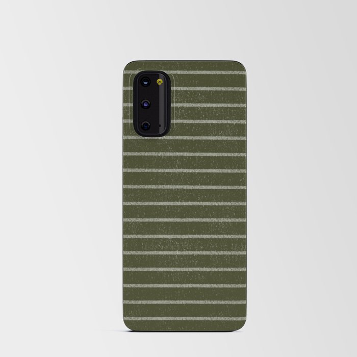Classic Stripe (Olive Green) Android Card Case