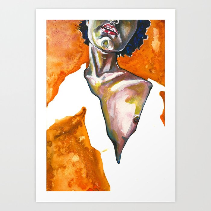 Wait, where did the rest of me go? Art Print