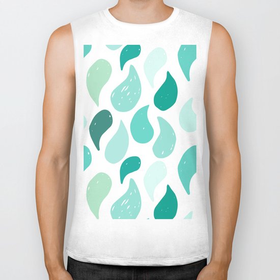 Ocean drops Biker Tank