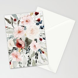 Loose Watercolor Bouquet Stationery Card
