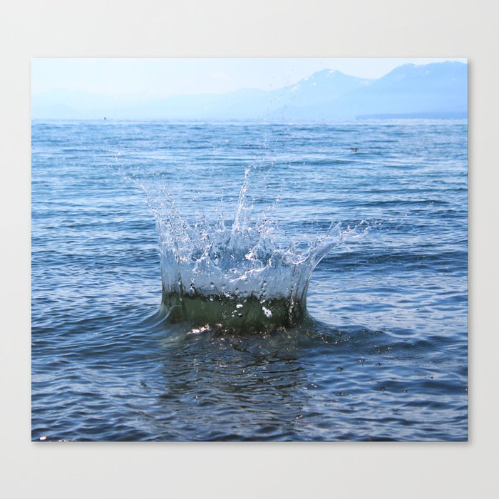 Splash Canvas Print