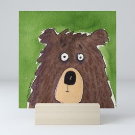 GREEN BEAR Mini Art Print