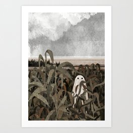 There's A Ghost in the Cornfield Again Art Print