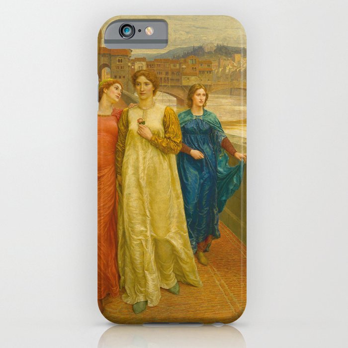 Henry Holiday - Dante And Beatrice iPhone Case