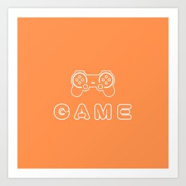Game Joystick Art Print