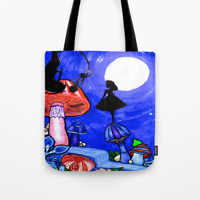 Trippy Original Alice In Wonderland By The Moon Mushroom Mixed