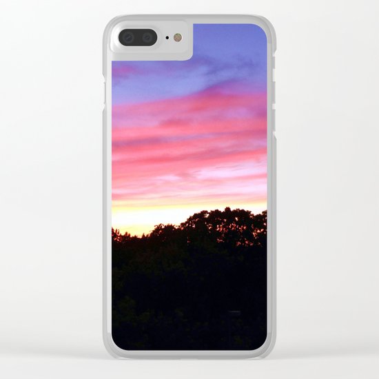 Wisconsin Sunset Clear iPhone Case