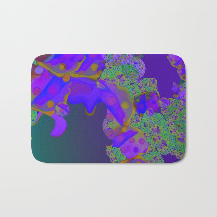 "Be yourself (Pop Fantasy Colorful Pattern 02)" Bath Mat