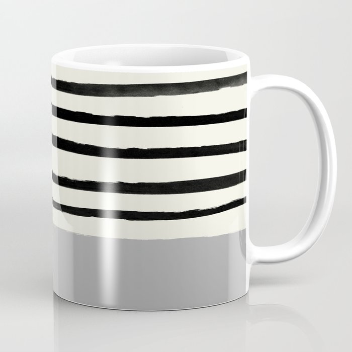 Storm Grey x Stripes Coffee Mug