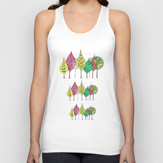 Trees Unisex Tank Top