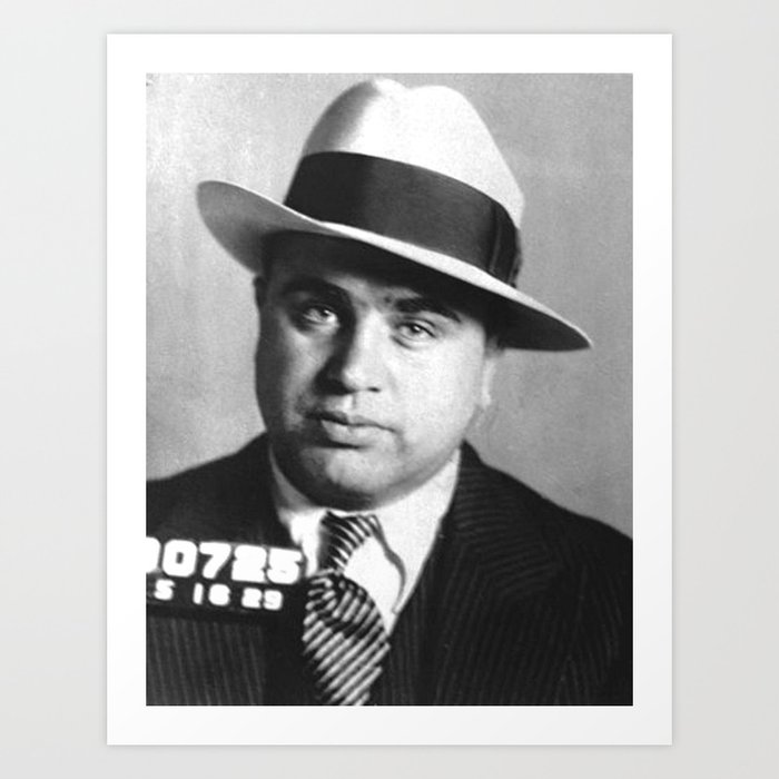 Al Capone Mugshot Art Print