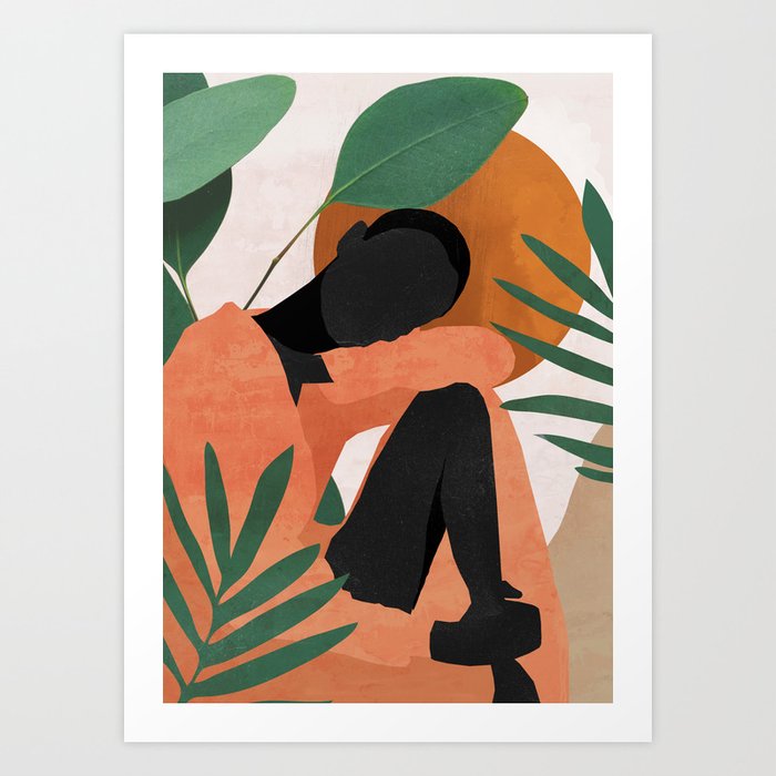 Tropical Girl 10 Art Print