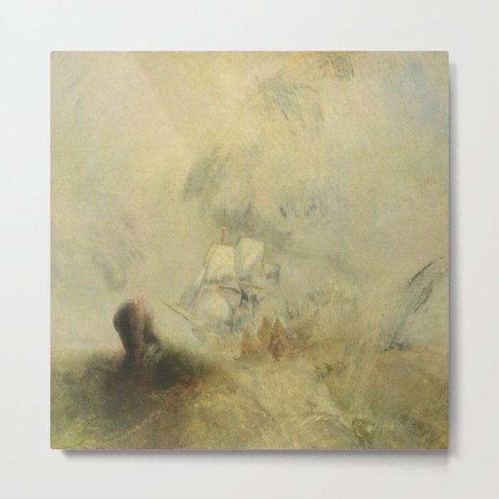 Joseph Mallord William Turner Whalers Metal Print