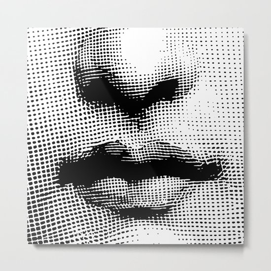 Lina Cavalieri Nose & Mouth Metal Print