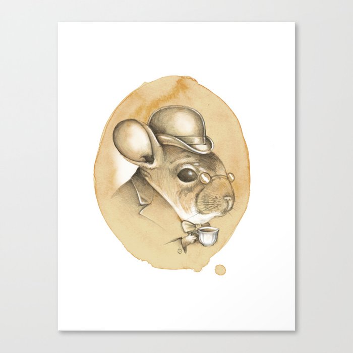 Gentleman Chinchilla Leinwanddruck Gentleman Chinchilla Leinwanddruck