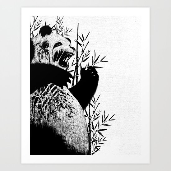 Panda Z Art Print