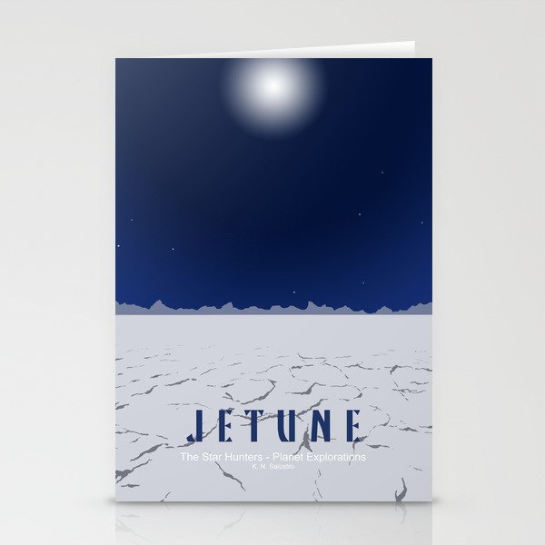 Planet Exploration: Jetune Stationery Cards