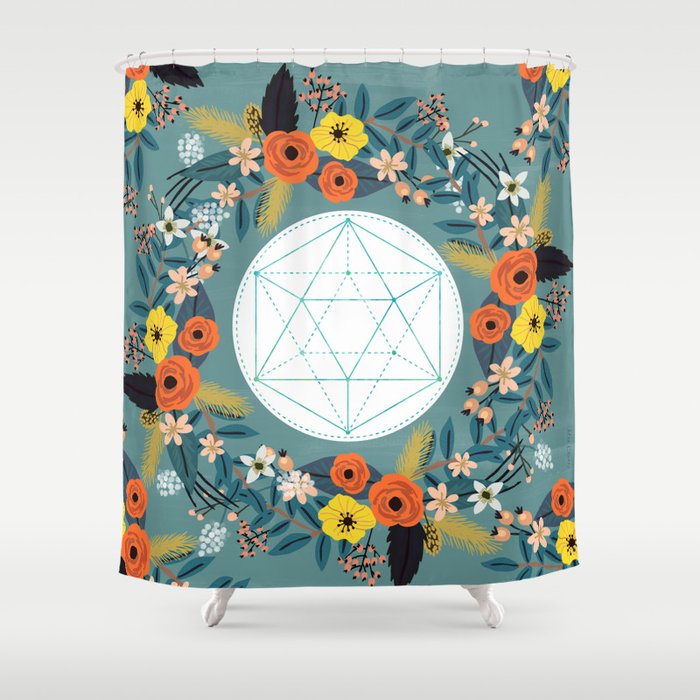 Sacred Geometry 3 Shower Curtain