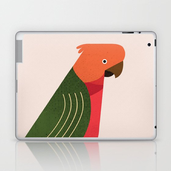Whimsy Australian King Parrot Laptop & iPad Skin