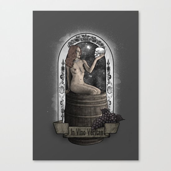 In Vino Veritas Canvas Print