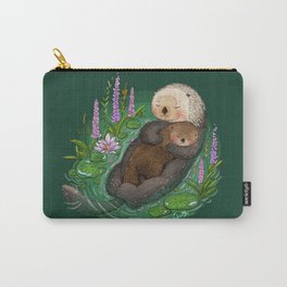 Sea Otter Mother & Baby Carry-All Pouch