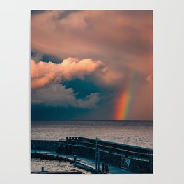 Cloud Rainbow Poster