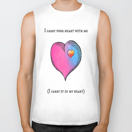 e. e. cummings Biker Tank