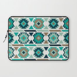 Kilim Abundance Pattern – Mint & Turquoise Laptop Sleeve