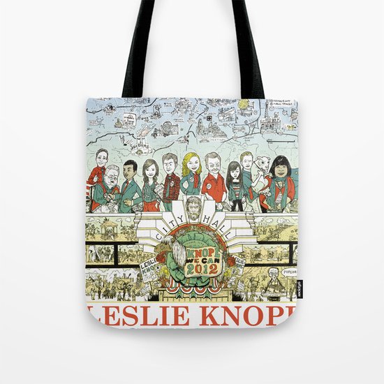 Leslie Knope for City Council - Parks and Recreation Dept. Tote Bag