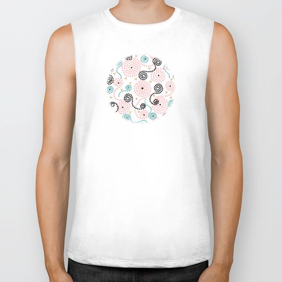Spiralocity in Pink Biker Tank