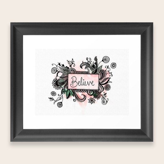 Believe Framed Art Print
