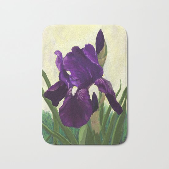 Purple Iris DP150530 Bath Mat