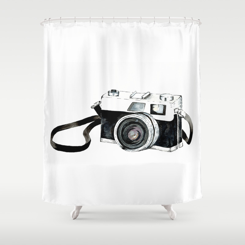 Vintage Camera Shower Curtain By Bridgetdavidson Society6