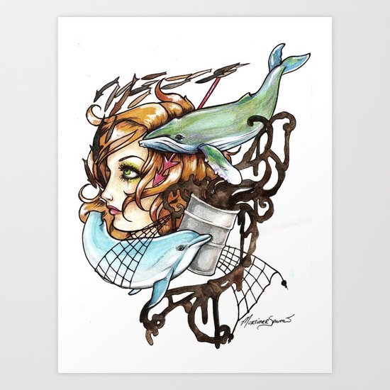 Our Oceans Art Print
