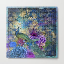 Feather Peacock 20 Metal Print