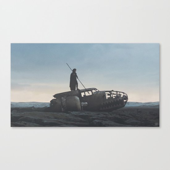 Dragon Skull Canvas Print