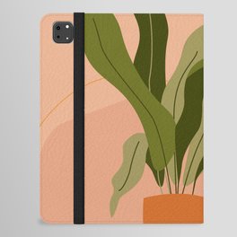 Abstract Flowerpot with Cool Abstract shapes iPad Folio Case