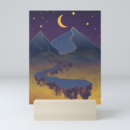Road to Mountains Mini Art Print