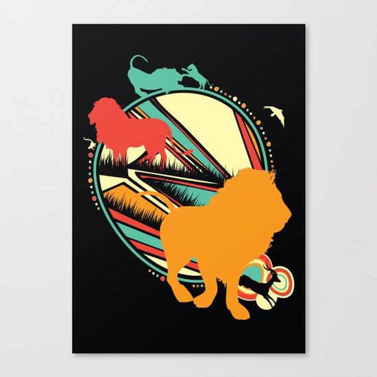King of the Jungle Canvas Print
