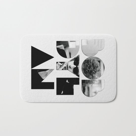 Bob Dylan Font Sunglasses Bath Mat