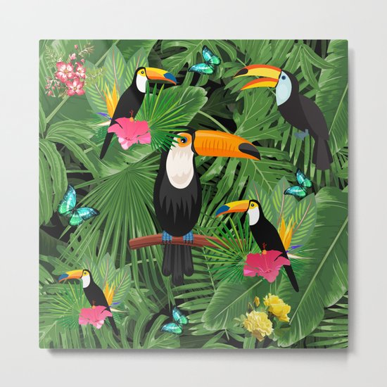 Toucan tropic Metal Print