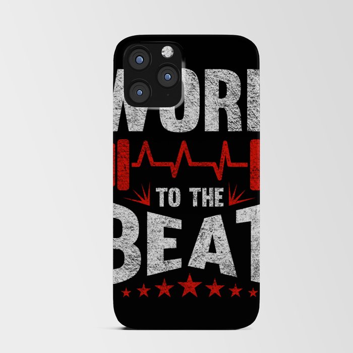 Heart Beat Barbell iPhone Card Case