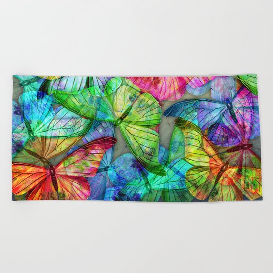 Butterfly Farm Beach Towel