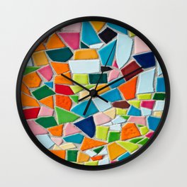 Mosaic Tiles Wall Clock