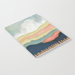 Boho Abstract Mountain Notebook