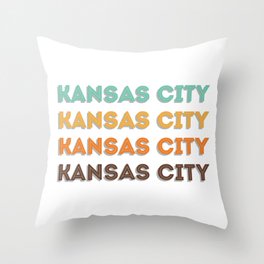 Kansas City Throw Pillow