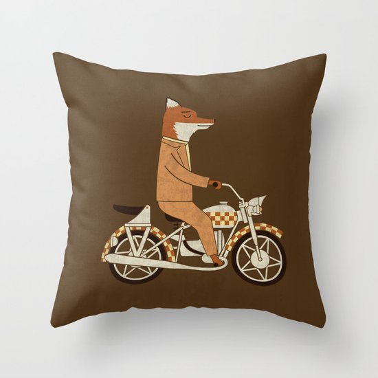 Wild Raider Throw Pillow